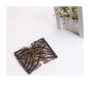 Direct supply from the manufacturer of the popular acrylic matte textured hair comb and hair coil in Europe and America, featuring fashionable horn patterns Item Picture
